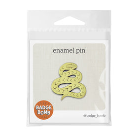 Gold Snake Enamel Pin