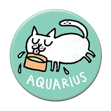 Aquarius 1.25" Button