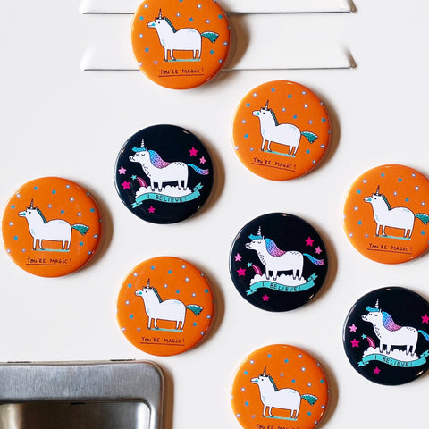 I Believe Unicorn Big Magnet