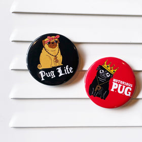 Pug Life Big Magnet