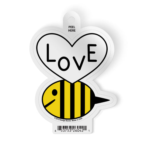 Love Bee Big Sticker