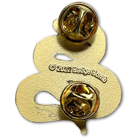 Gold Snake Enamel Pin