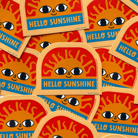 Hello Sunshine Cosmic Sticker
