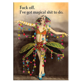 Magical Shit To Do Fairy Rectangle Magnet