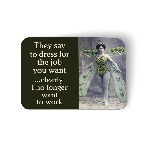 Dress For The Job You Want Sticker by Ephemera