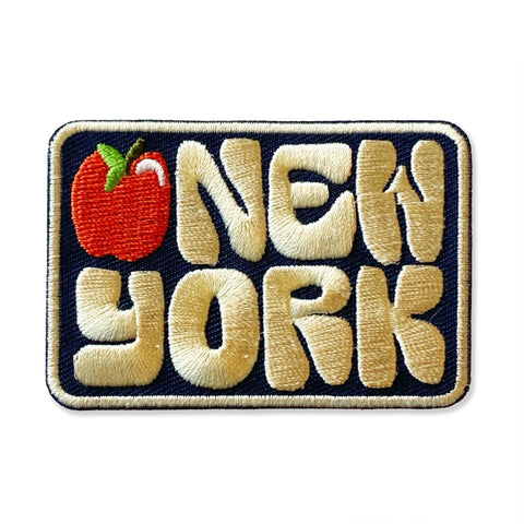 New York Apple Rectangle Patch