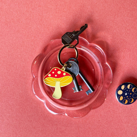 Mushroom Keychain