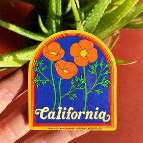 California Poppies Sticker
