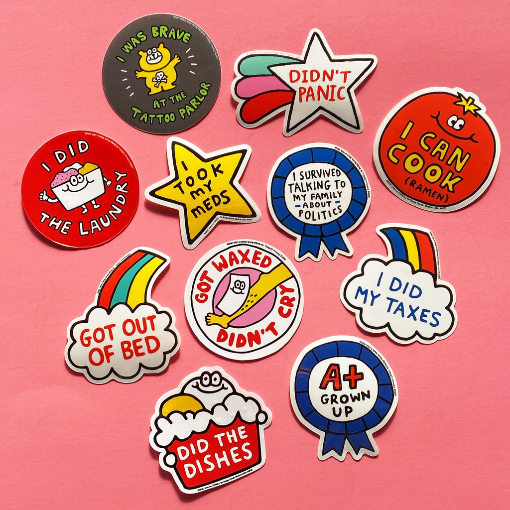 A+ Grown Up Sticker by Gemma Correll and Badge Bomb – Badge Bomb Wholesale