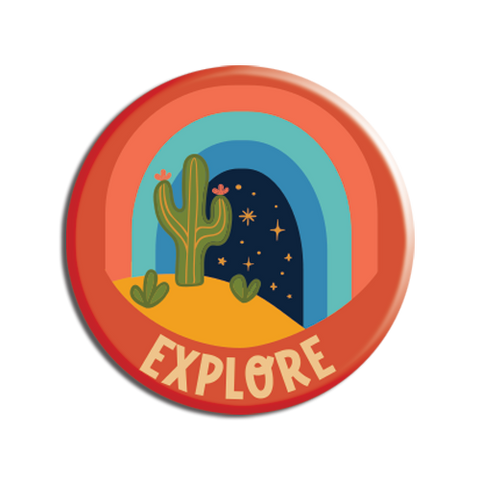 Allison Cole - Cosmic Explore Portal 1.25" Button