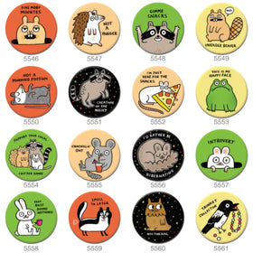 Critters 1.25" Button Box