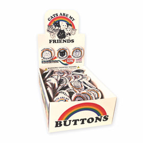 Cats Are My Friends 1.25" Button Box