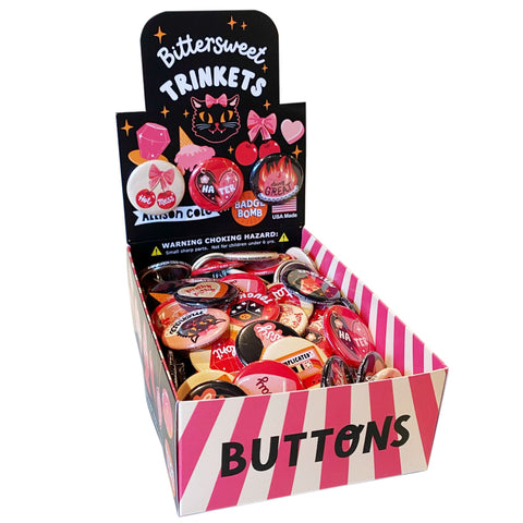 Bittersweet Trinkets 1.25" Button Box