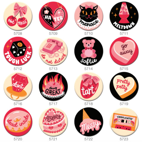 Bittersweet Trinkets 1.25" Button Box