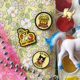 Ai Art Sucks Cat Pin