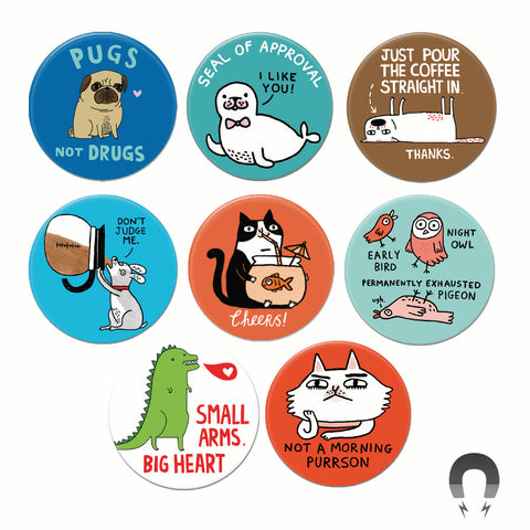 Funny Animals Big Magnet Bundle