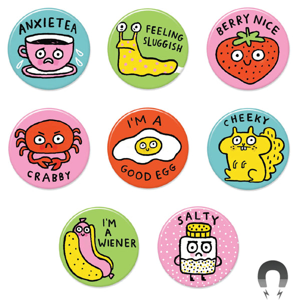 Big Punny Big Magnets Bundle MB4142 – Badge Bomb Wholesale