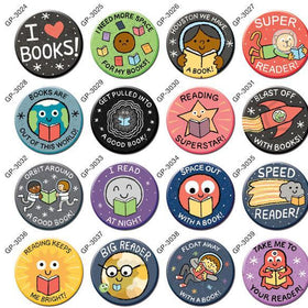 Take Me To Your Reader 1.25" Button Box