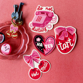 Hot Mess Cherries Sticker