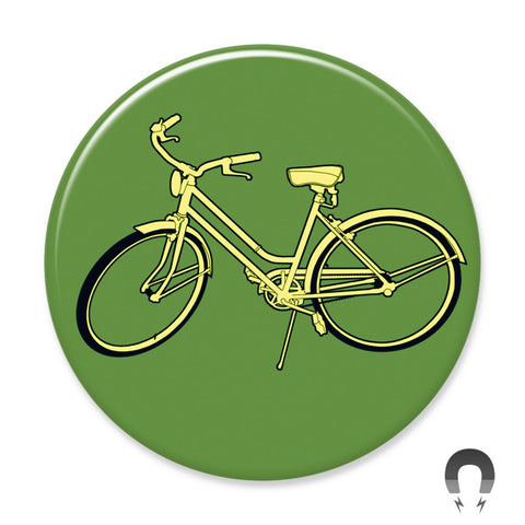Green Bike Big Magnet