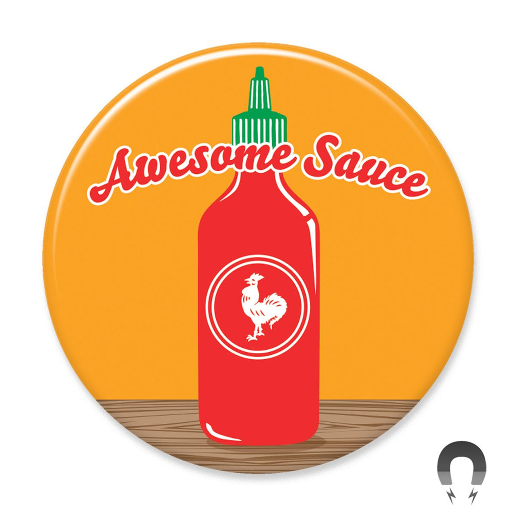 Badge Bomb Awesome Sauce Magnets by Seltzer Goods