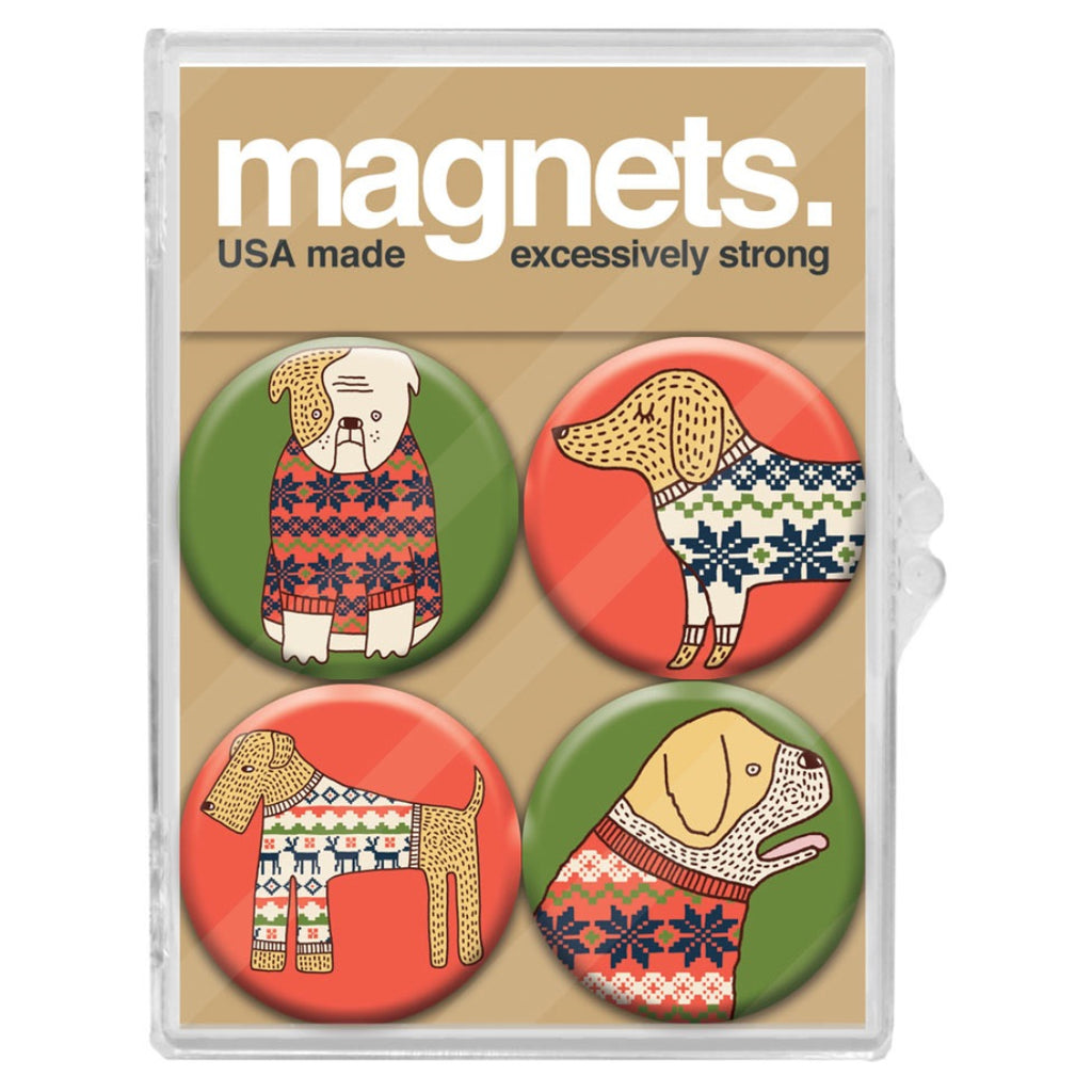 Holiday Sweater Dogs Magnet Pack by Kate Sutton