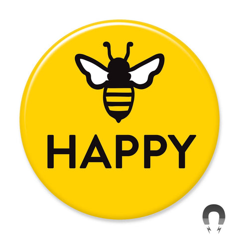 Bee Happy v2 Big Magnet