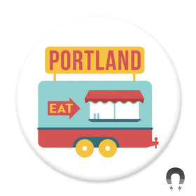 Portland Food Cart Big Magnet by Hey Darlin'