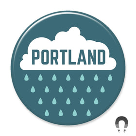 Portland Rain Big Magnet