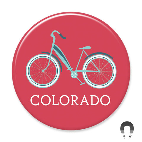 Colorado Cruiser Bike Magnet by Hey Darlin'