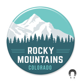 Rocky Mountains Magnet by Hey Darlin'