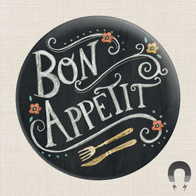 Bon Appetit Big Magnet by Rebecca Jones