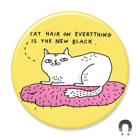 Cat Hair On Big Magnet by Gemma Correll.