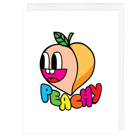 Peachy Peach A2 Card
