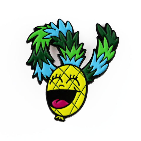 Laughing Pineapple Enamel Pin