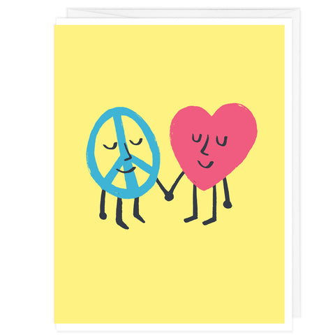 Peace & Love A2 Card