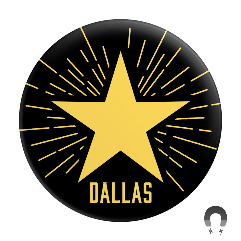 Dallas Star Big Magnet