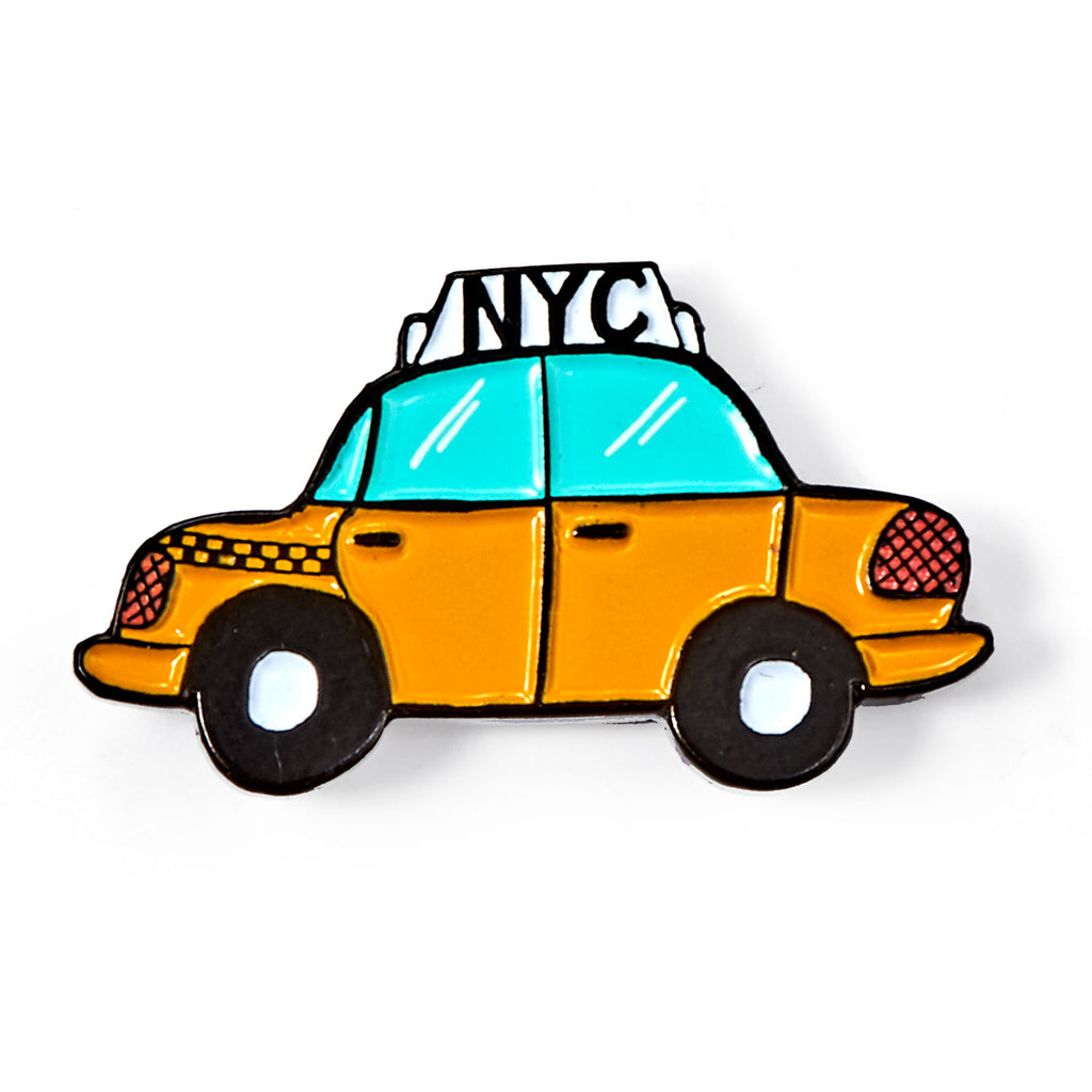 NYC Taxi Enamel Pin