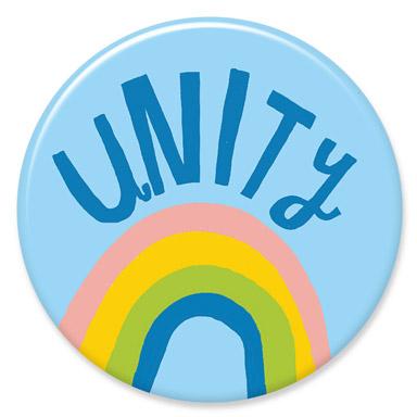 Unity Rainbow Button by Lisa Congdon