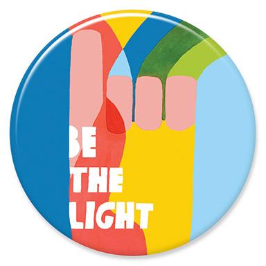 Be the Light Button by Lisa Condon