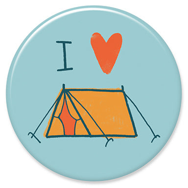 I Love Camping 1.25" Button