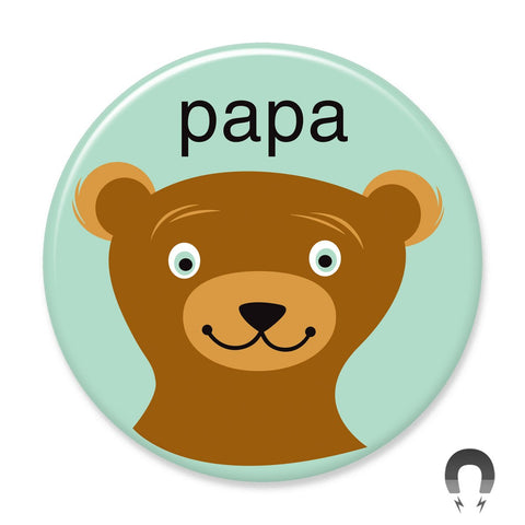 Papa Bear Big Magnet