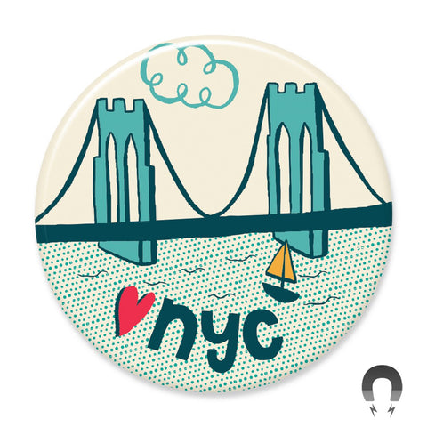 NYC Brooklyn Bridge Magnet
