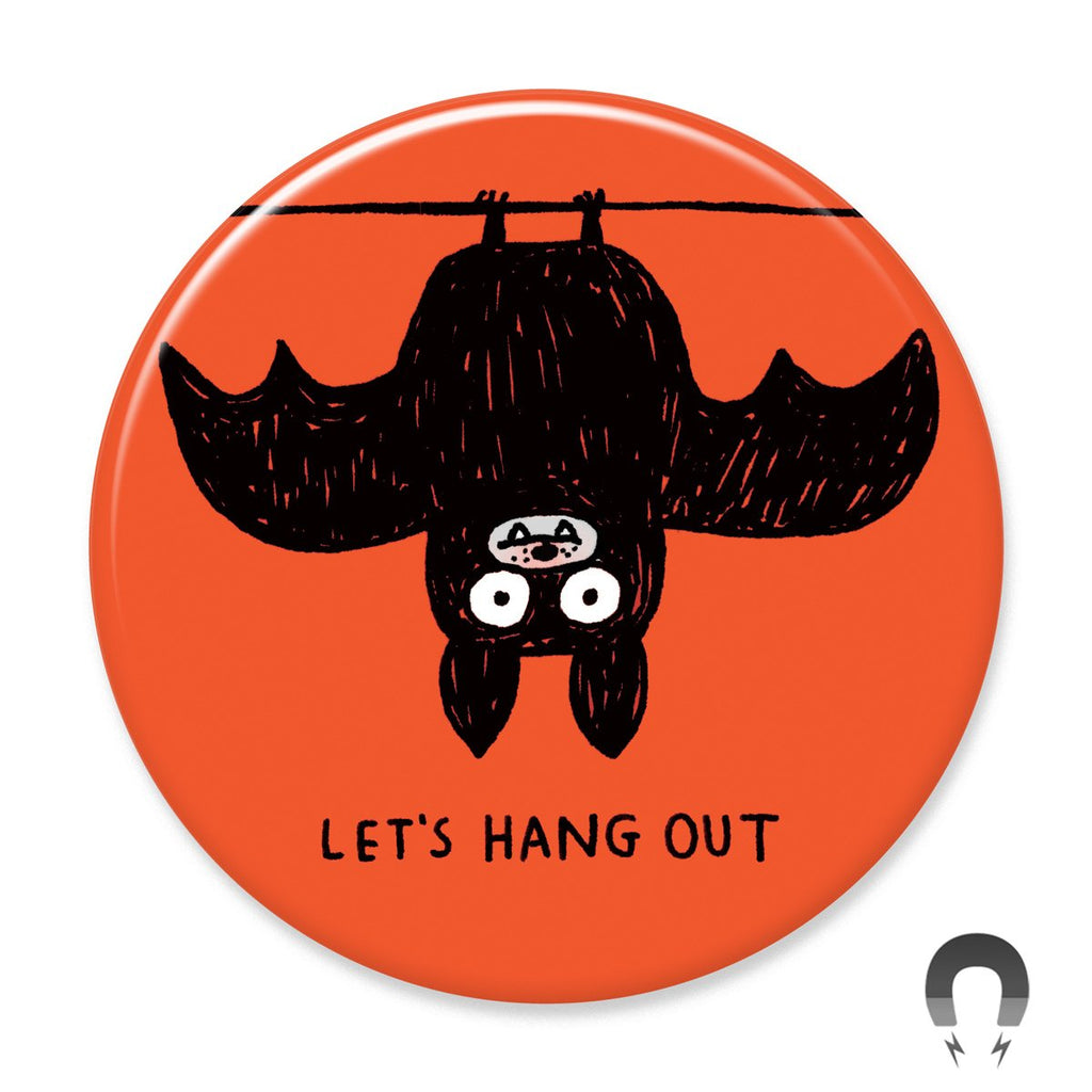 Let’s Hang Out Bat Big Magnet by Gemma Correll