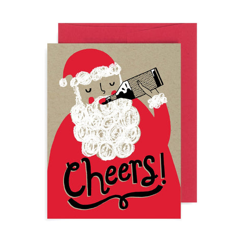 Santa Cheers A2 Card