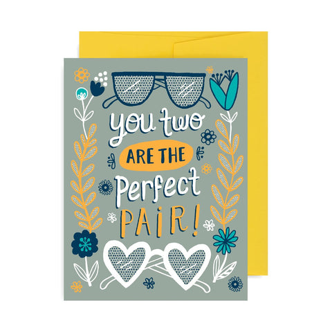 Perfect Pair Glasses A2 Card