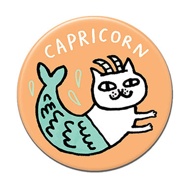 Capricorn  1.25" Button