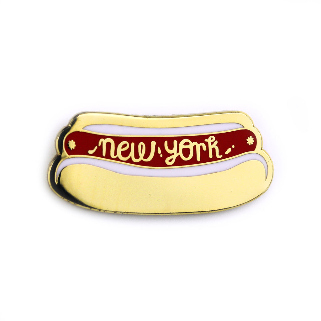 Badge Bomb New York Hot Dog Enamel Pin