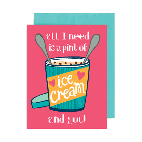 Ice Cream Love A2 Card