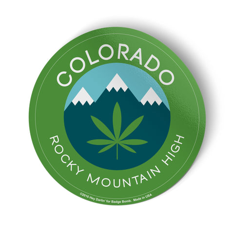 Colorado Rocky Mountain High Big Sticker